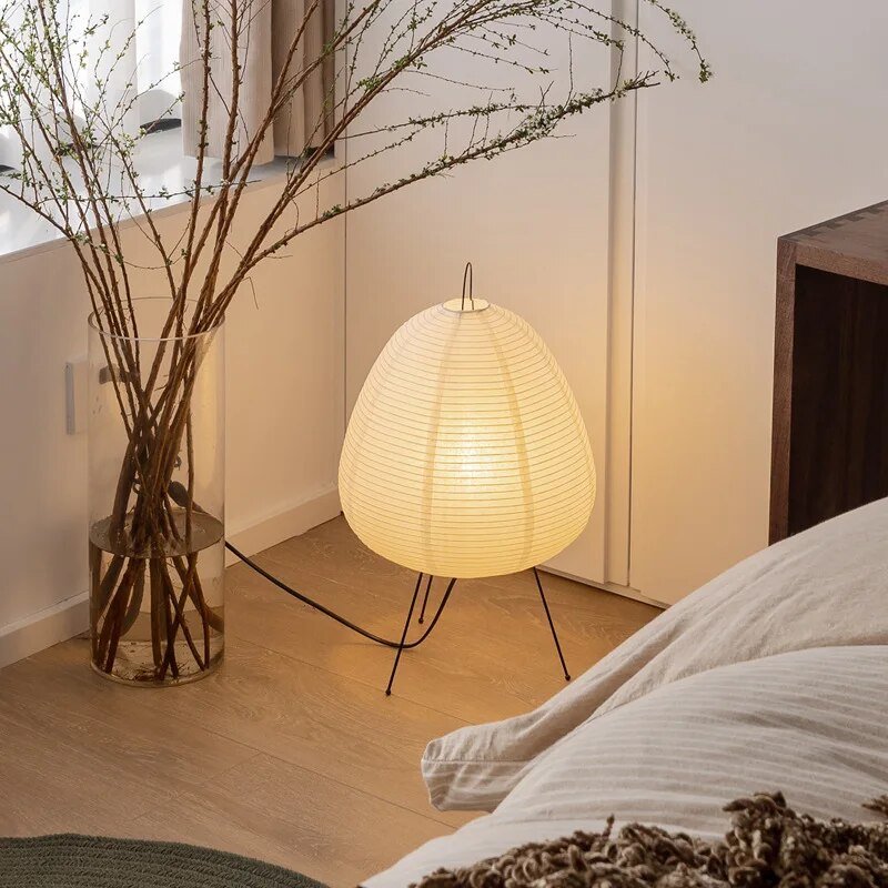 Aisling - Stylish Diamante Rice Paper Lamp for Cozy Atmosphere