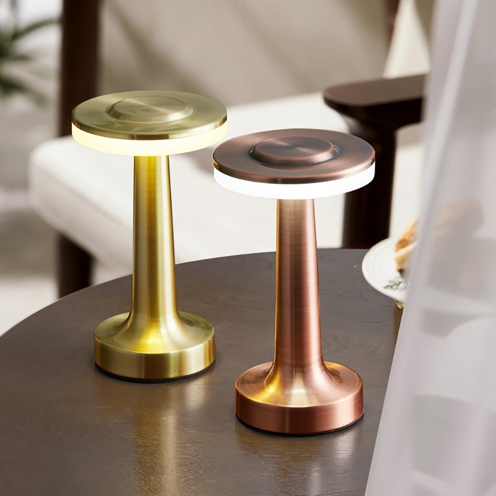 EchoGlow - Modern Touch Control Table Lamp for Cozy Ambiance