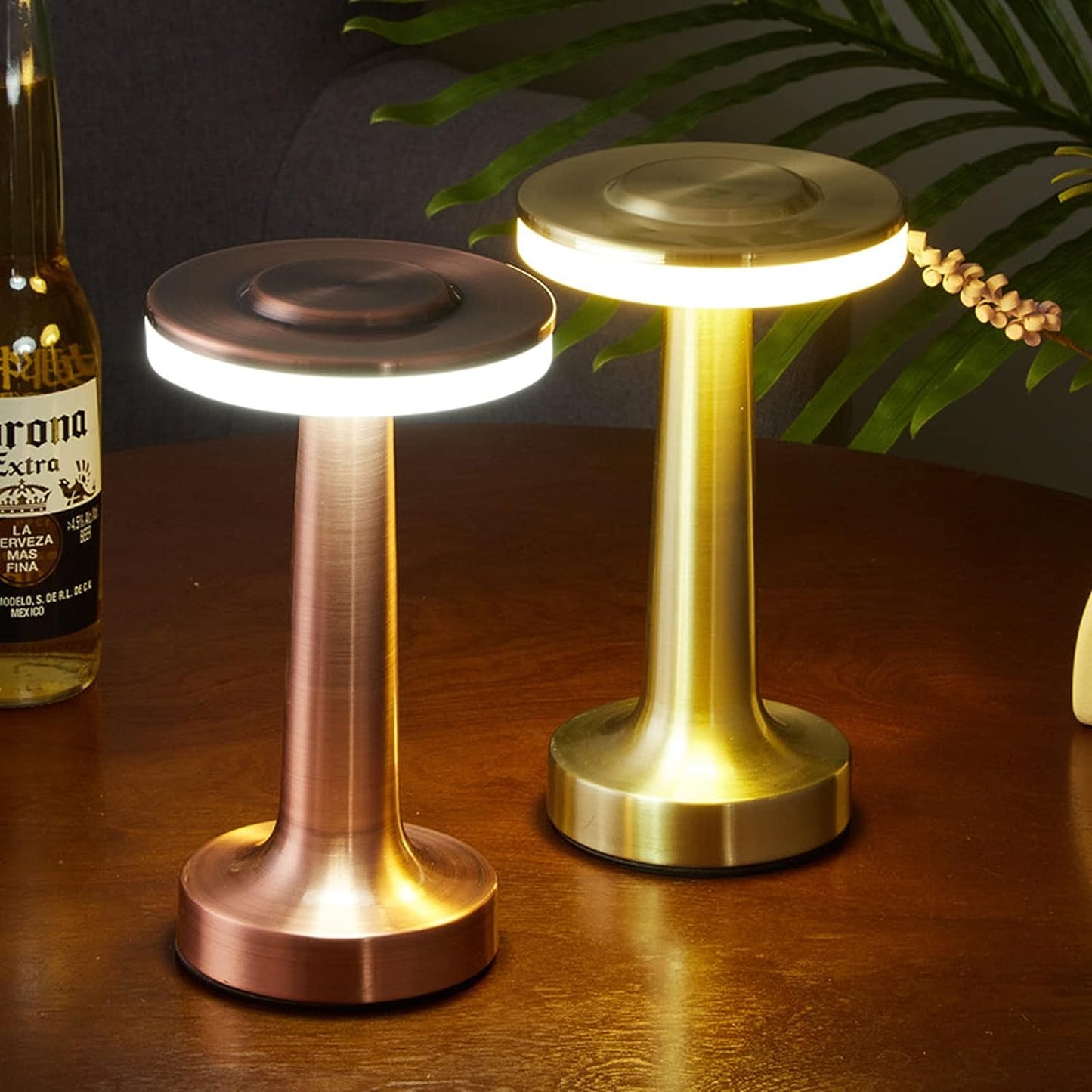 EchoGlow - Modern Touch Control Table Lamp for Cozy Ambiance