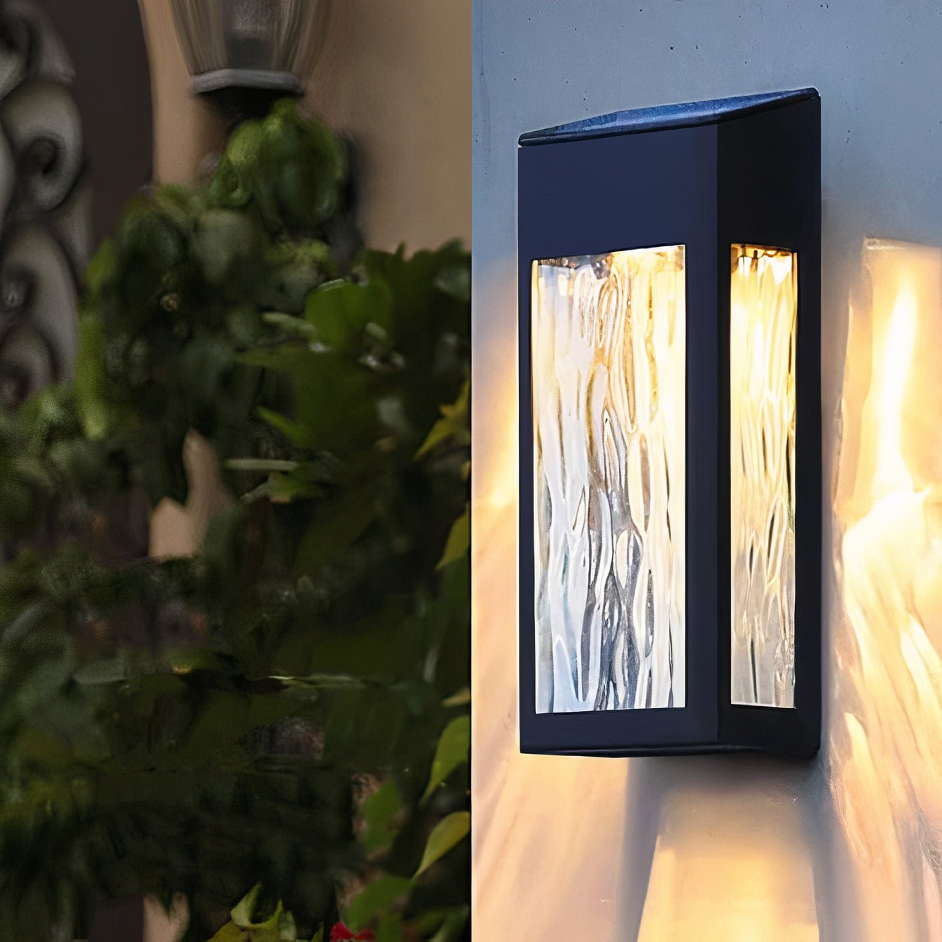ShinePod - Modern Solar Wall Light for Eco-Friendly Outdoor Illumination