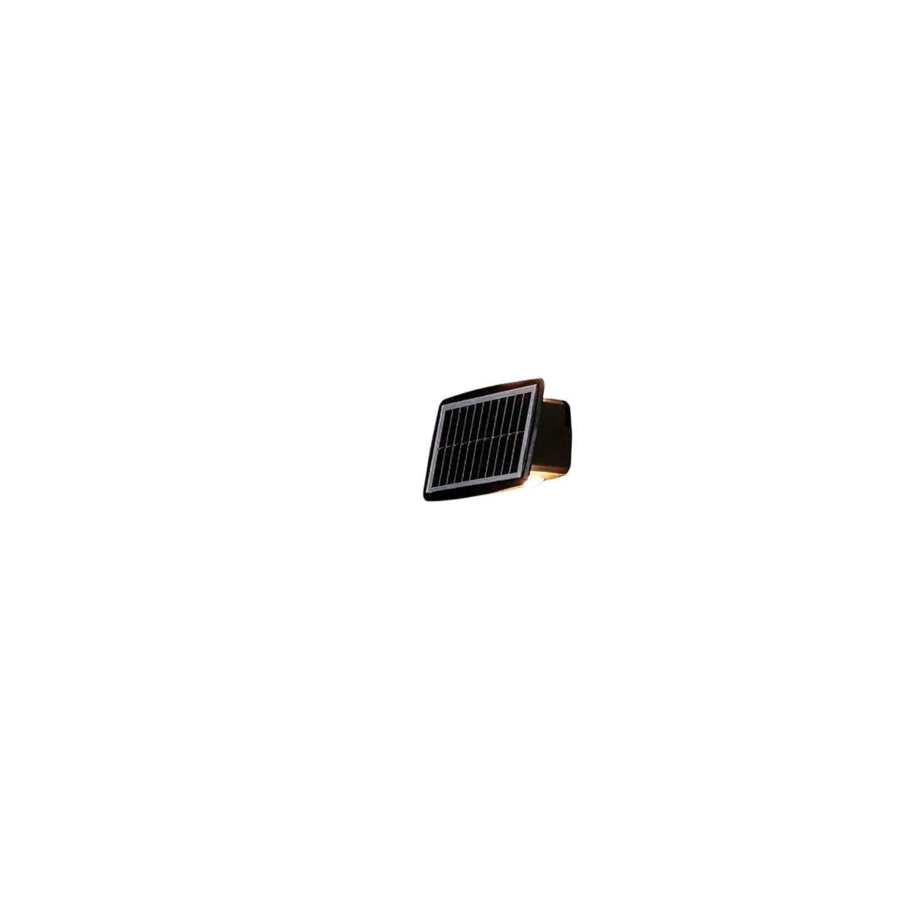 GlowFolk - Stylish Solar Outdoor Wall Light for Garden and Patio