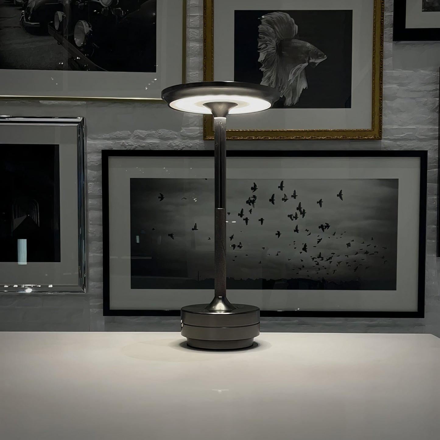 Shinelux- Elegant Minimalist Table Lamp for Modern Home Décor