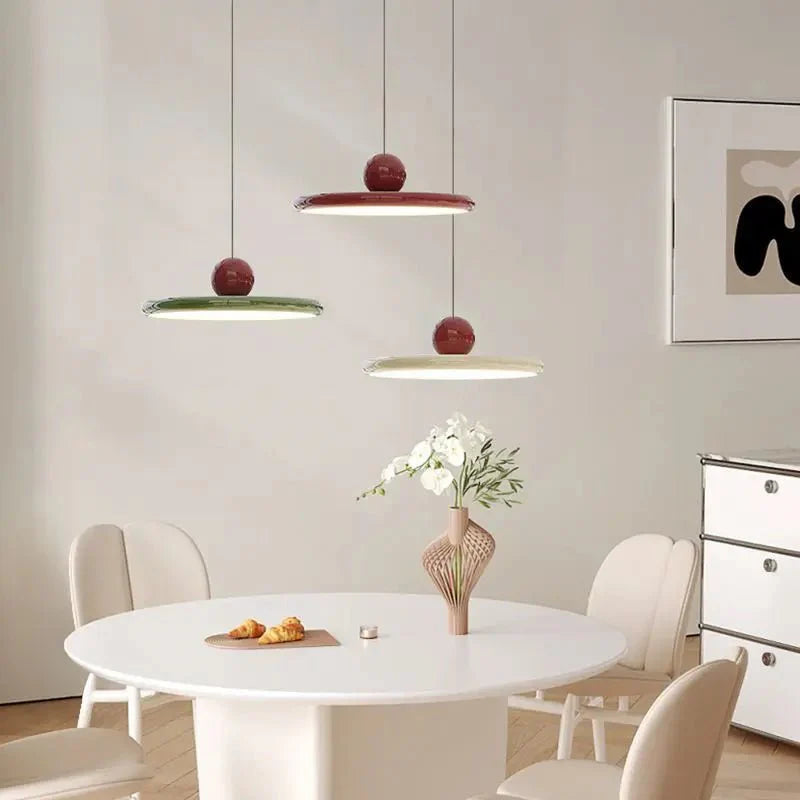 Celestia - Bauhaus-Inspired Glaze Pendant Light for Timeless Elegance