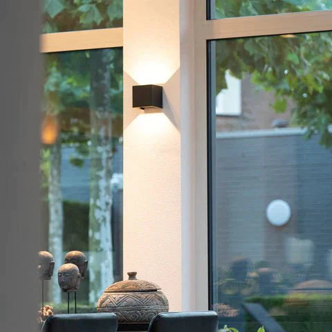 Zinnia - Modern Geometric Glow Cube Wall Light for Stylish Home Decor