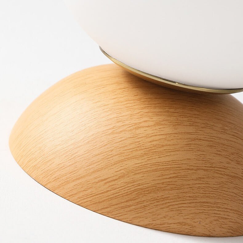 AuraCove - Minimalist Japanese Ceiling Light with Natural Wood Design