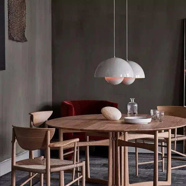 SculptLume - Modern Glazed Pendant Lamp for Elegant Ambiance