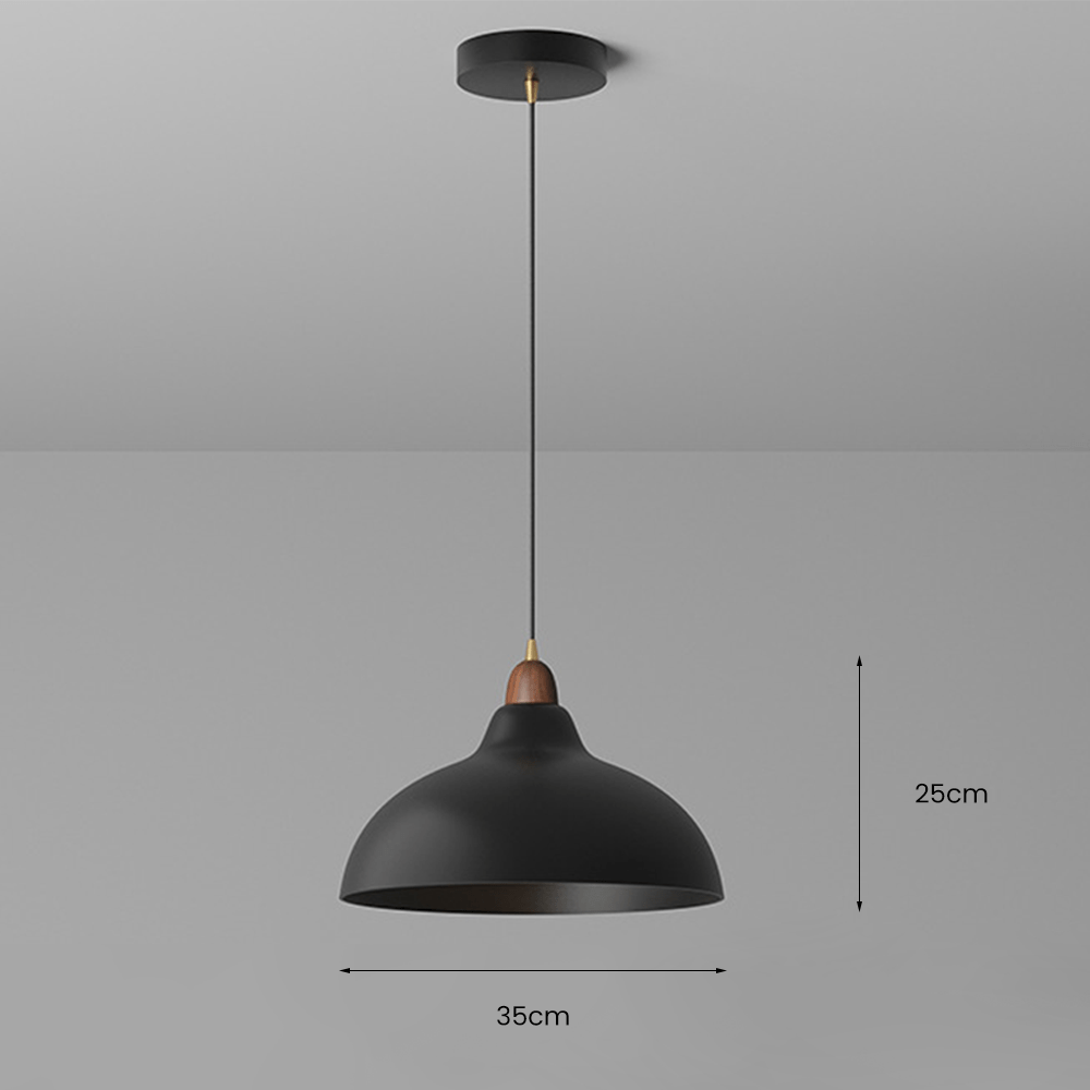 ZenCore - Scandinavian Pendant Lamp with Minimalist Design and Warm Light