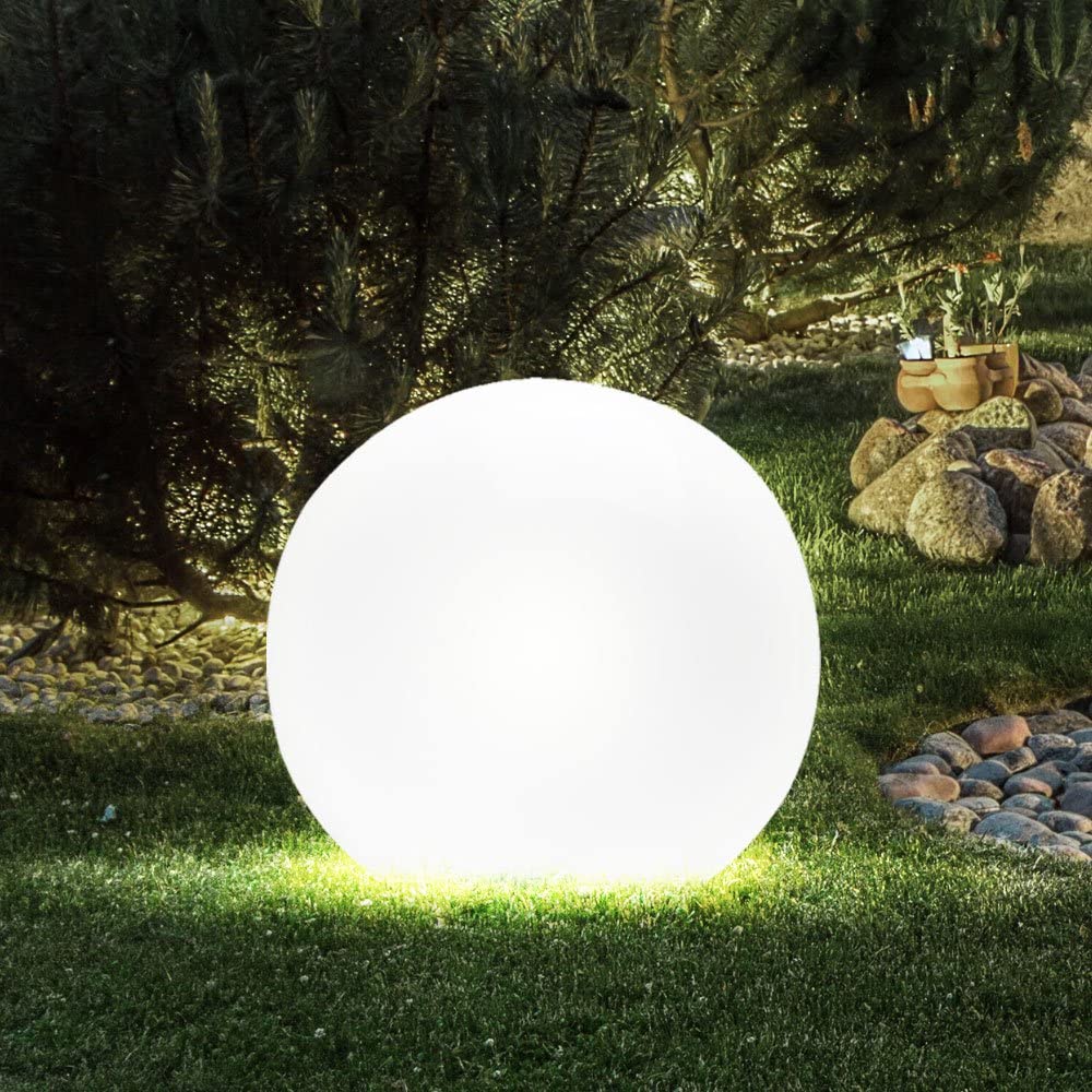 HaloHaven - Elegant Glowshine Orb Outdoor Lamp for Modern Spaces