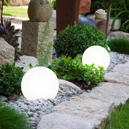HaloHaven - Elegant Glowshine Orb Outdoor Lamp for Modern Spaces