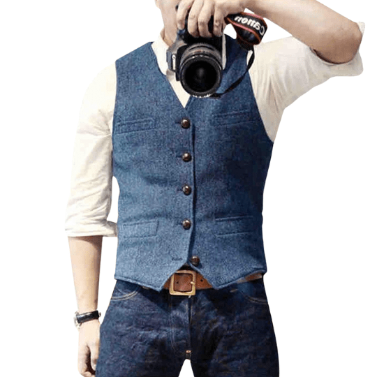 Amir - Stylish Men's Blazer Vest for Effortless Layering