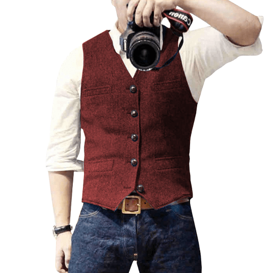 Amir - Stylish Men's Blazer Vest for Effortless Layering