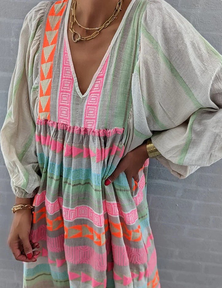 Nyx - Vibrant Loose Dress for Effortless Style and Comfort