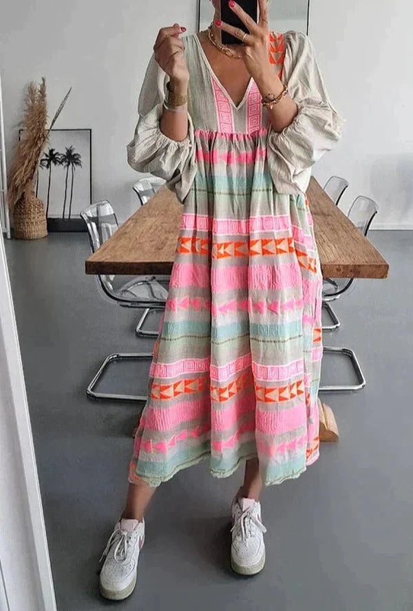 Nyx - Vibrant Loose Dress for Effortless Style and Comfort