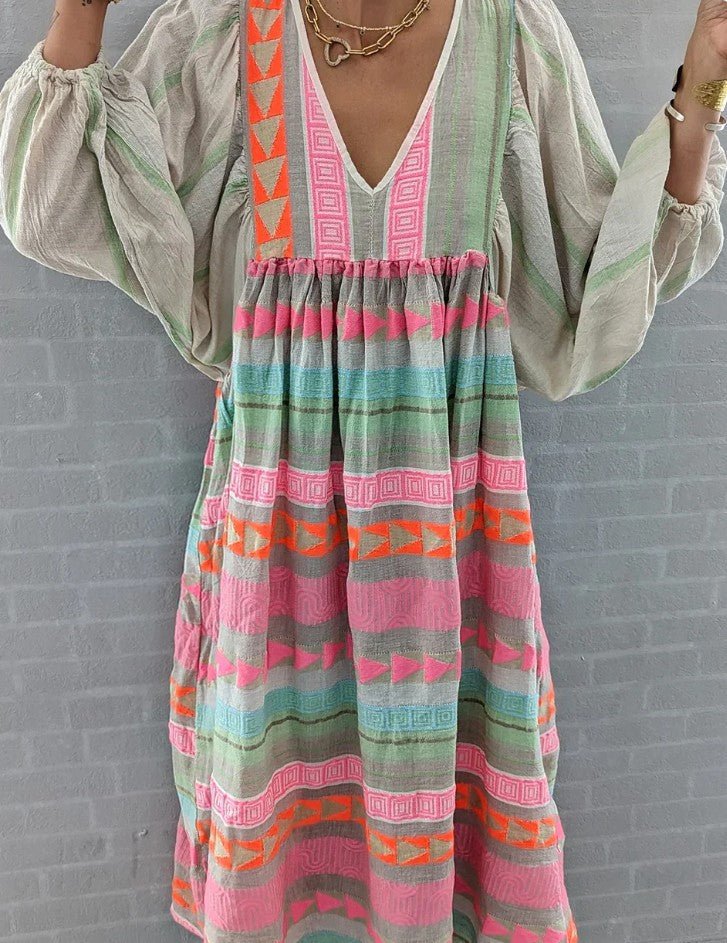 Nyx - Vibrant Loose Dress for Effortless Style and Comfort