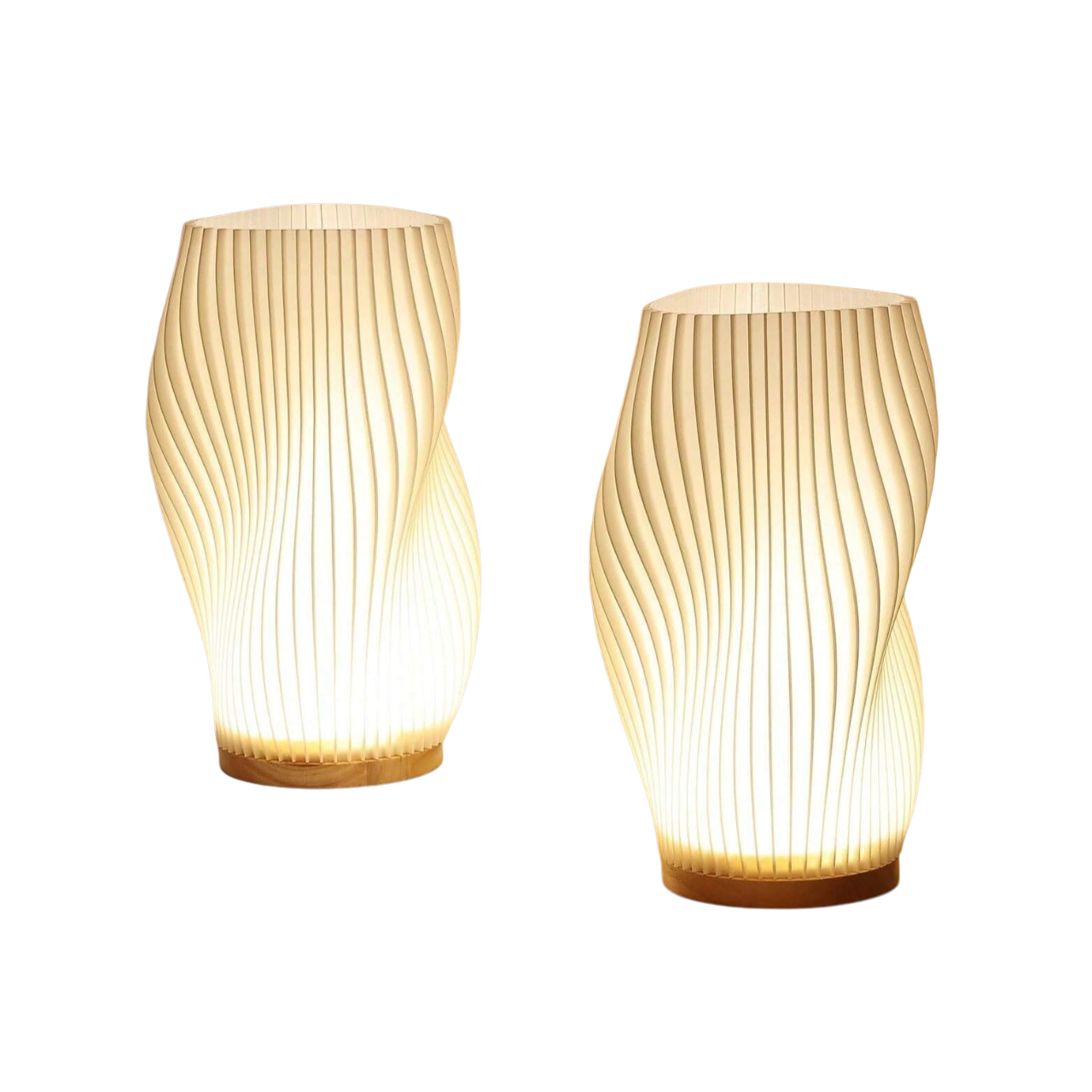 Tilda - Modern Wave-Shaped Table Lamp for Artistic Lighting