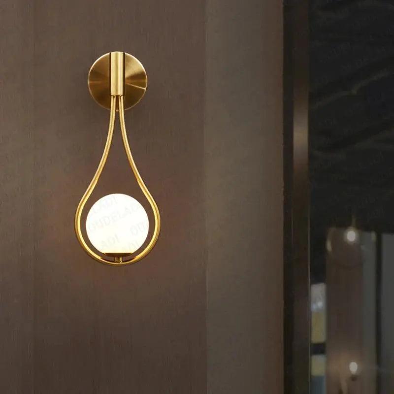 HexaLite - Modern Industrial Spherical Wall Light for Stylish Ambiance