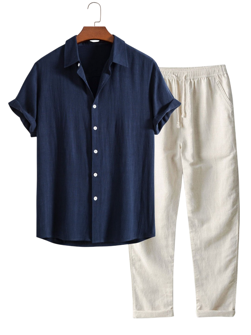 Adler - Stylish Men's Shirt and Trouser Set for Effortless Comfort