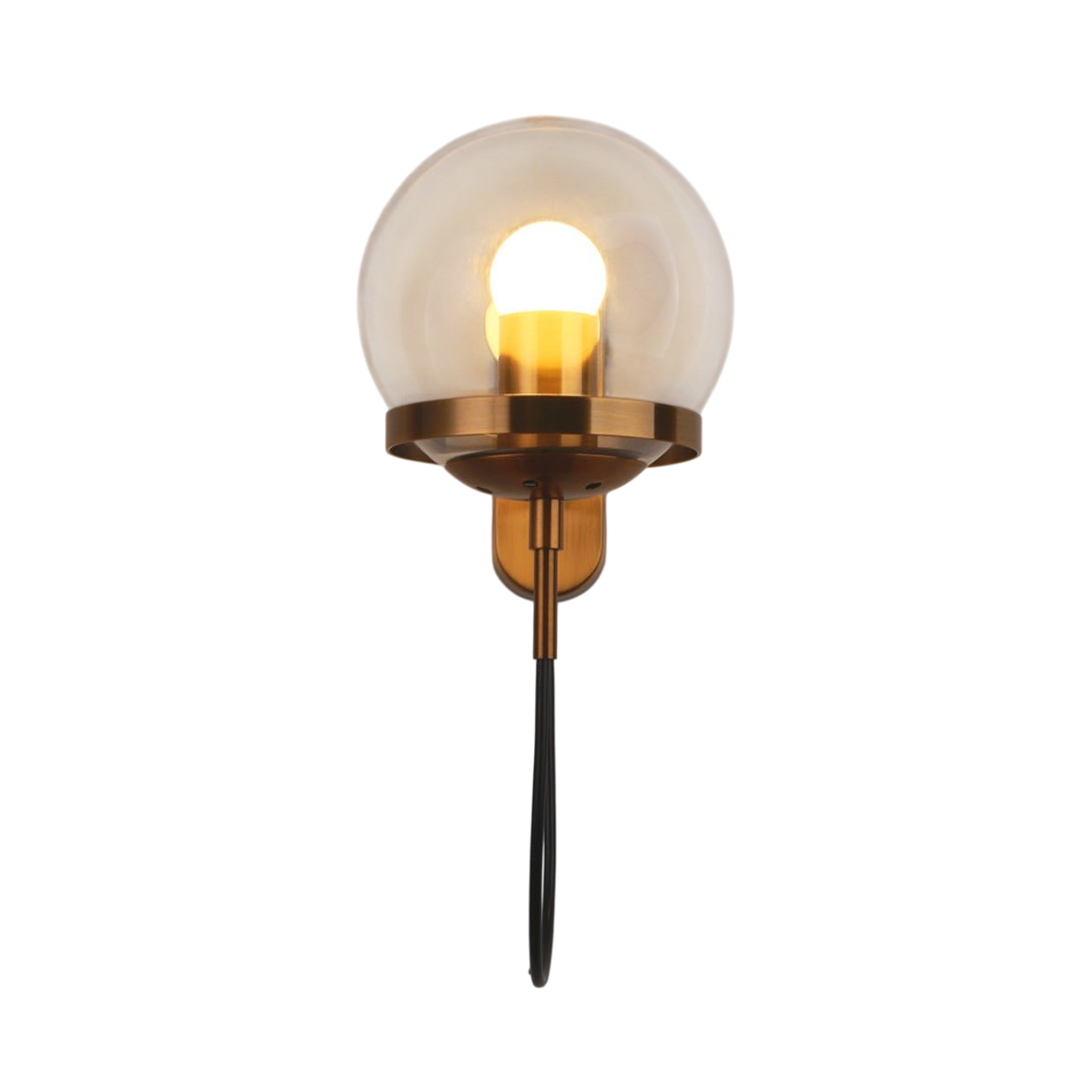 FlickGlow - Modern Orb Wall Light with Elegant Design and Soft Lighting