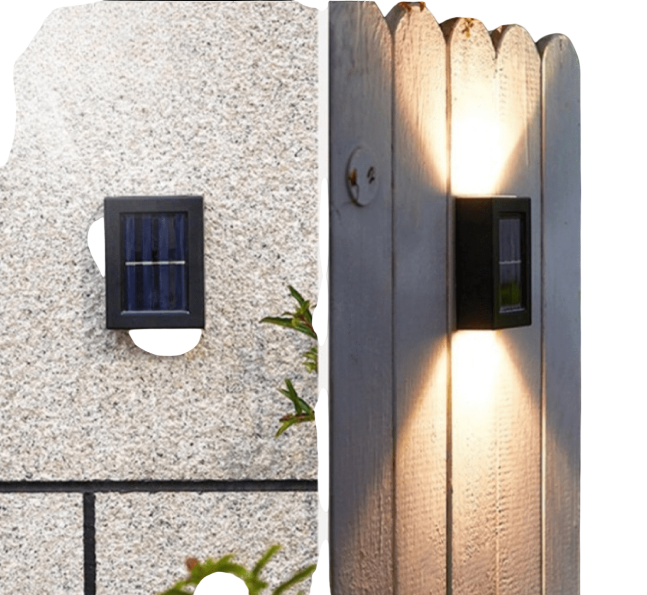 LumoArc - Modern Solar LED Outdoor Wall Light with Motion Sensor