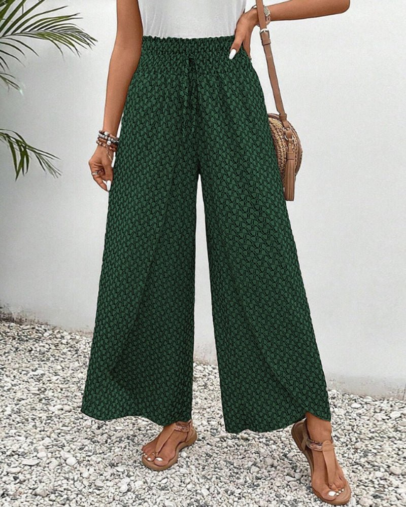 Magdalene - Stylish Flowing Printed Pants for Casual Elegance