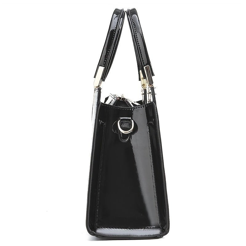 Melinda - Luxurious Shiny Crocodile Handbag for Stylish Looks