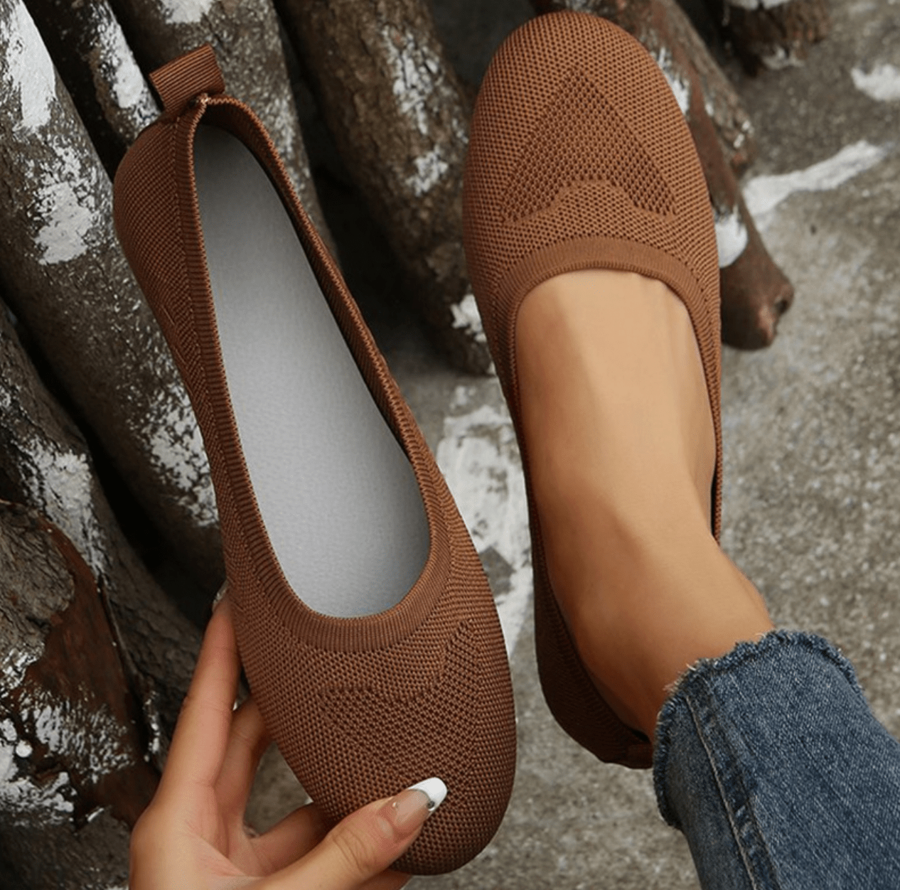 Zaina - Lightweight and Breathable Flat Shoes for All-Day Comfort