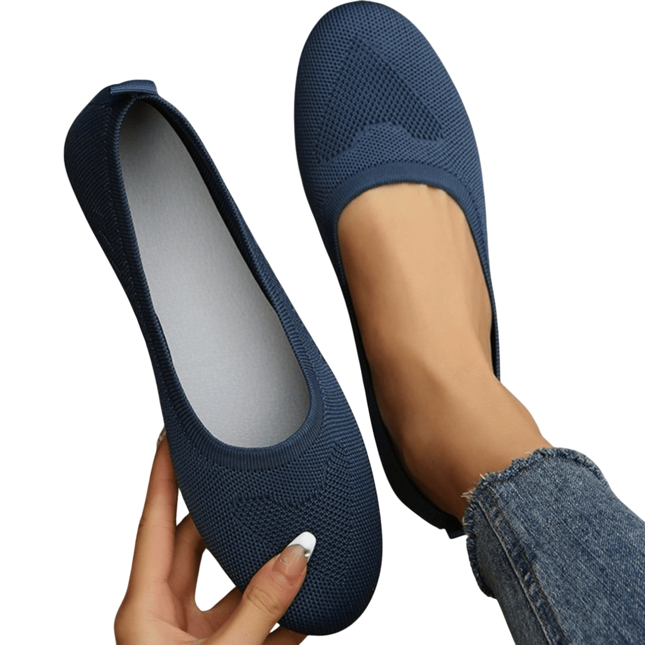 Zaina - Lightweight and Breathable Flat Shoes for All-Day Comfort