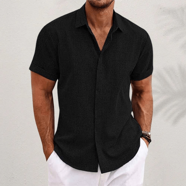 Yannis - Breathable Short Sleeve Shirt for Casual and Smart Style