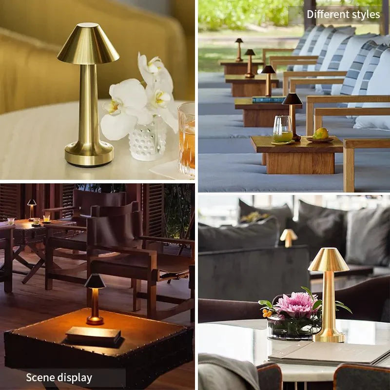GemGlow - Stylish Wireless Table Lamp for Flexible Lighting Solutions