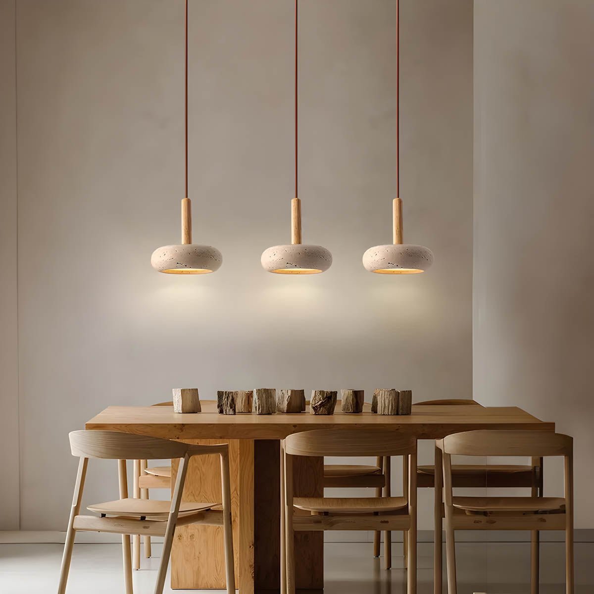 SparkRoot - Wabi-Sabi Pendant Light with Natural Aesthetic and Soft Glow