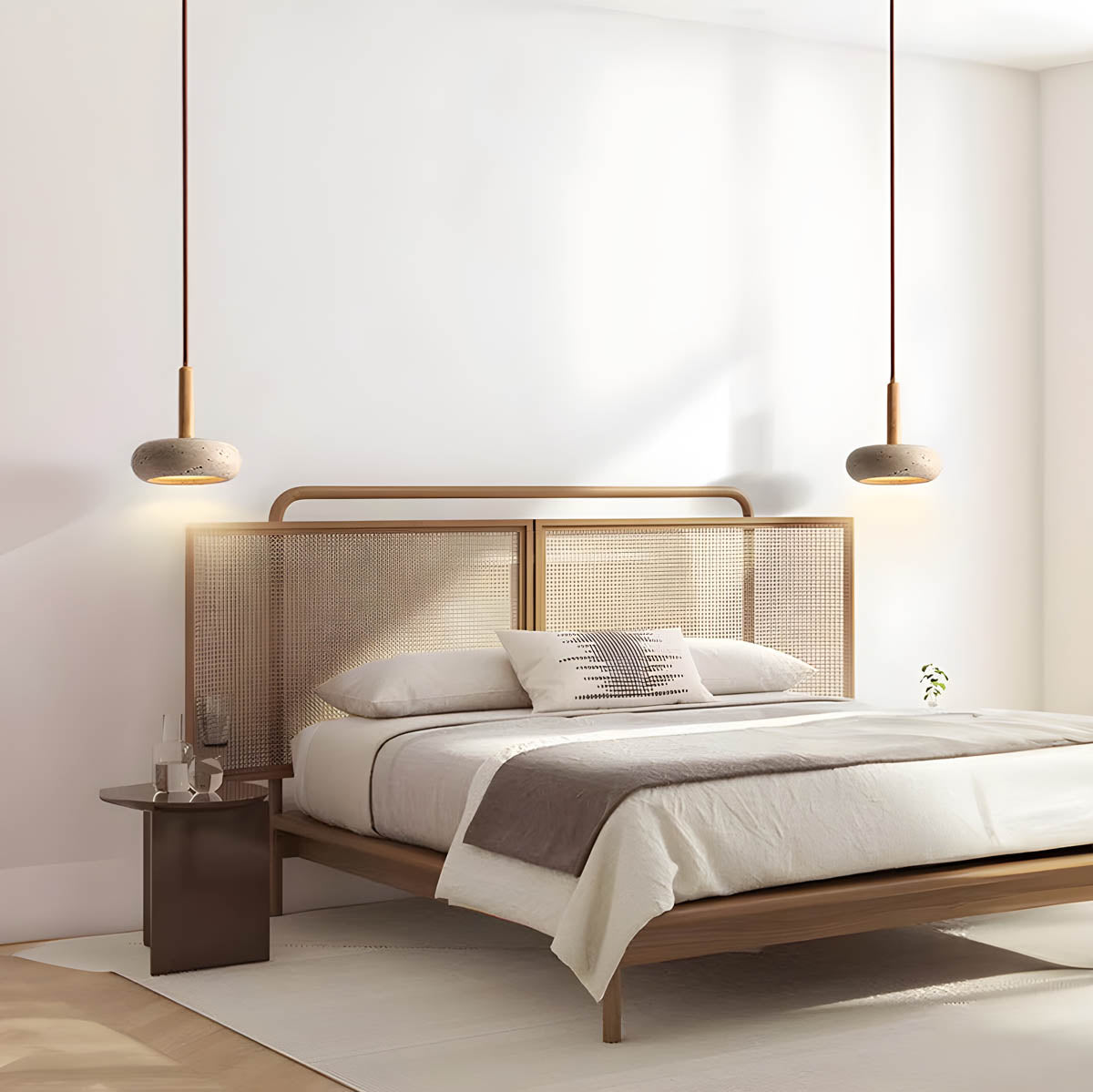 SparkRoot - Wabi-Sabi Pendant Light with Natural Aesthetic and Soft Glow