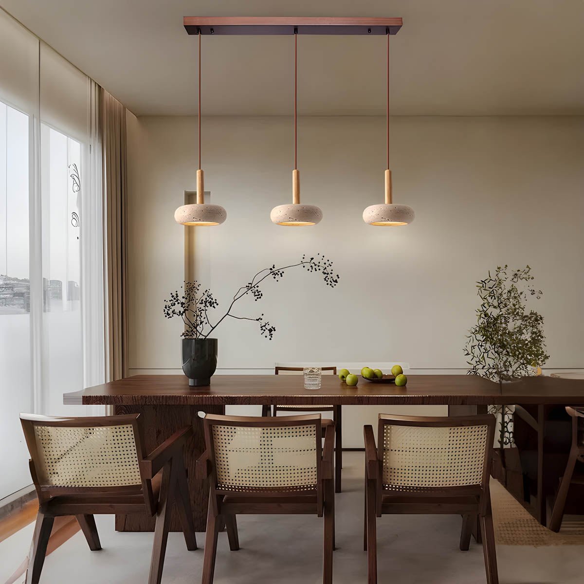 SparkRoot - Wabi-Sabi Pendant Light with Natural Aesthetic and Soft Glow