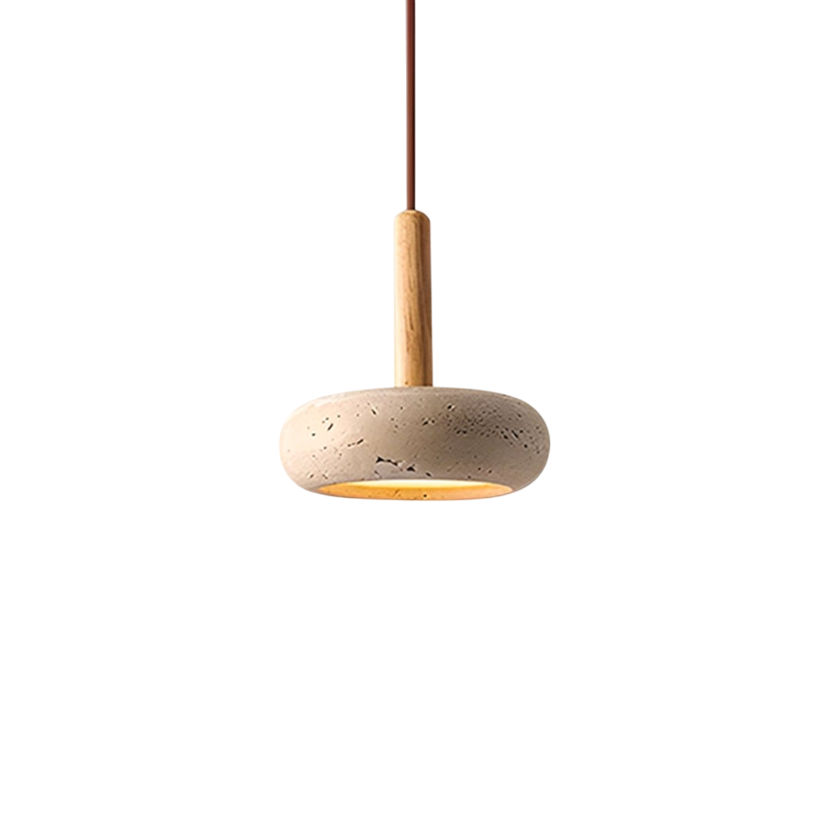 SparkRoot - Wabi-Sabi Pendant Light with Natural Aesthetic and Soft Glow