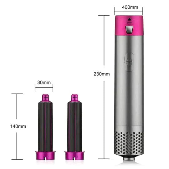 Zalika - Versatile 5-in-1 Hair Styling Set for Effortless Curls and Volume