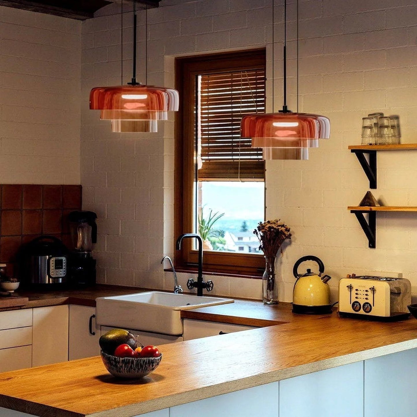 NovaNest - Elegant Nordic Glass Pendant Lamp for Modern Interiors