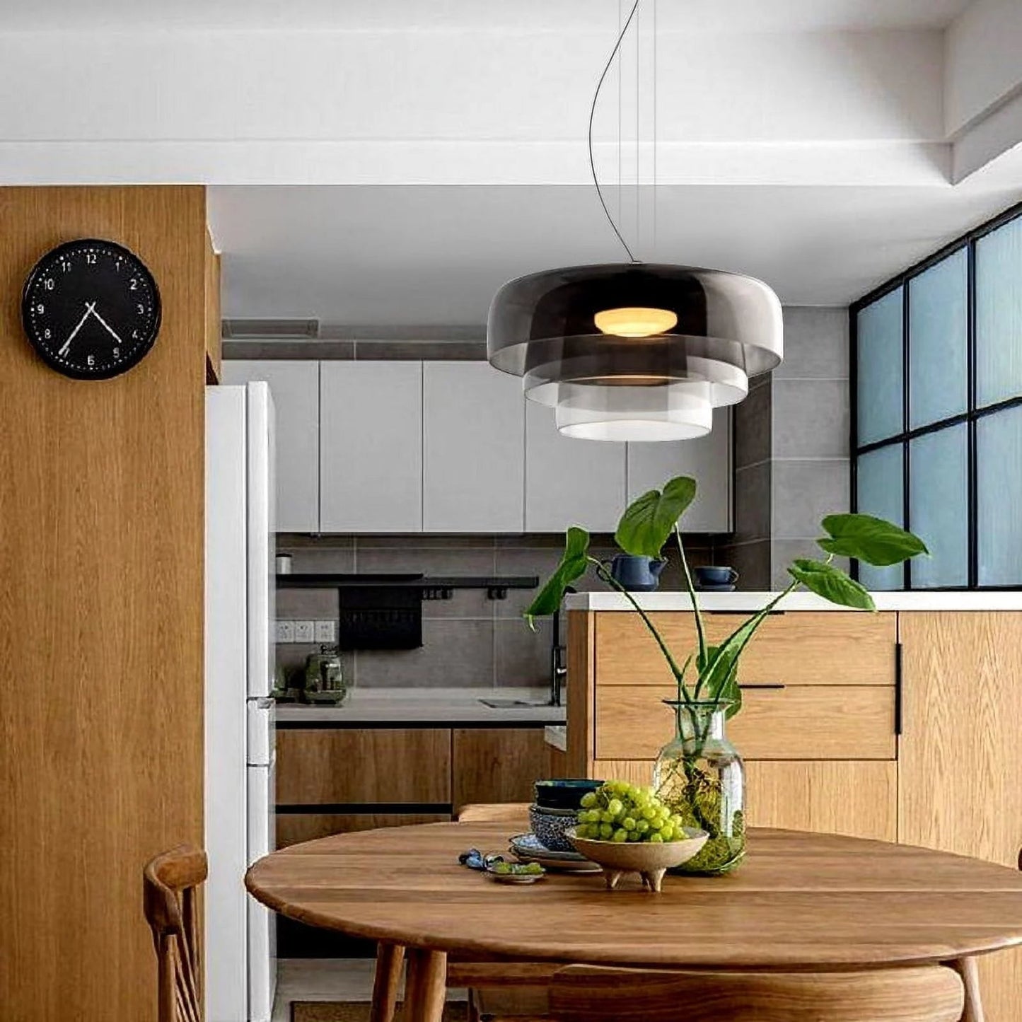 NovaNest - Elegant Nordic Glass Pendant Lamp for Modern Interiors