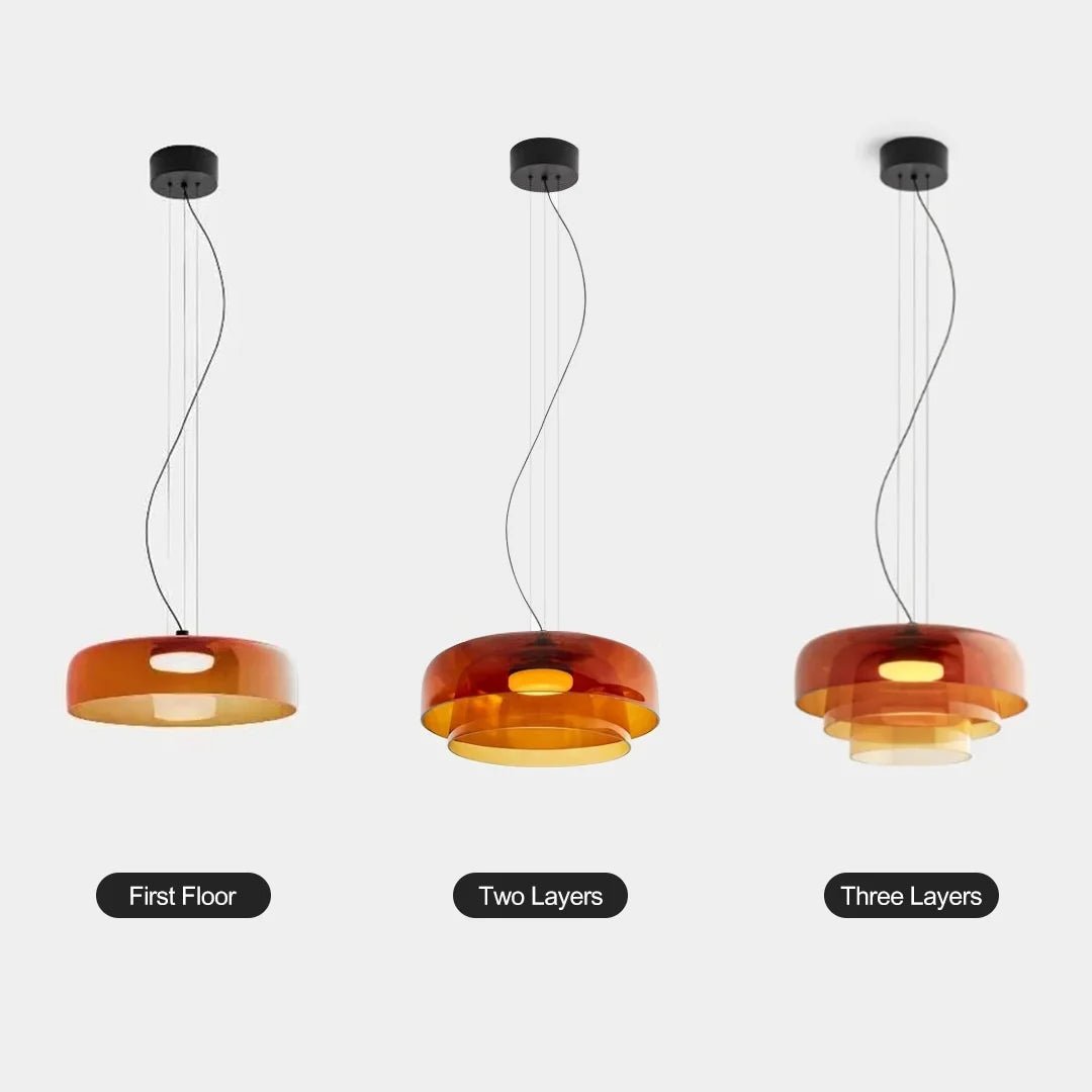 NovaNest - Elegant Nordic Glass Pendant Lamp for Modern Interiors