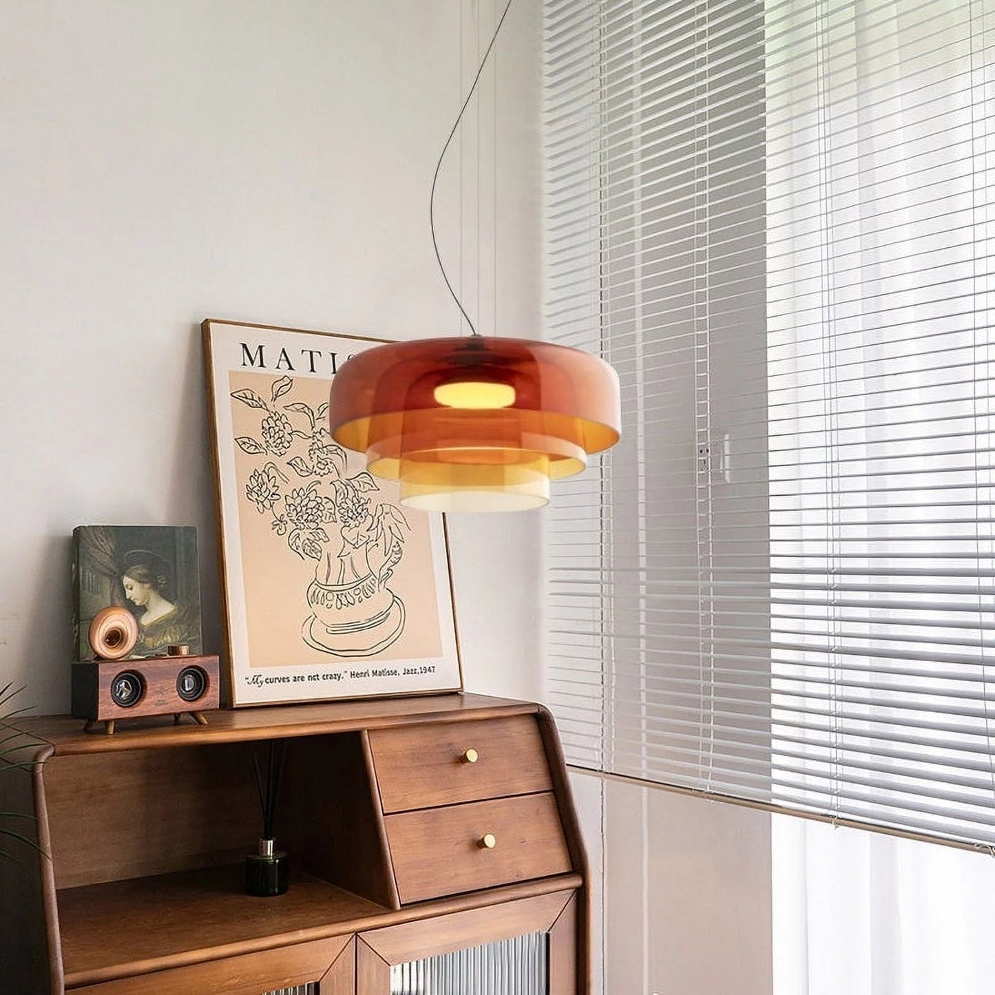 NovaNest - Elegant Nordic Glass Pendant Lamp for Modern Interiors