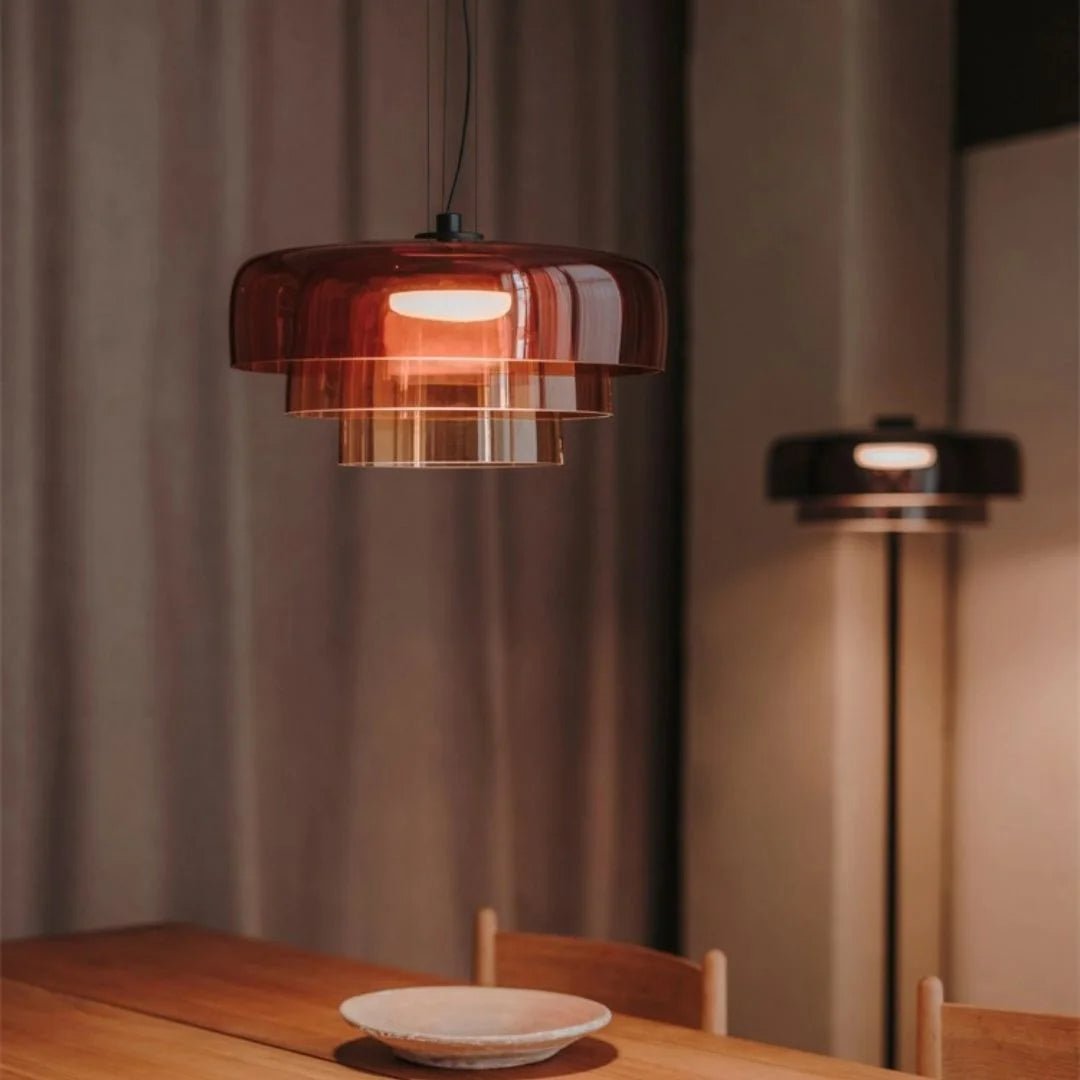 NovaNest - Elegant Nordic Glass Pendant Lamp for Modern Interiors