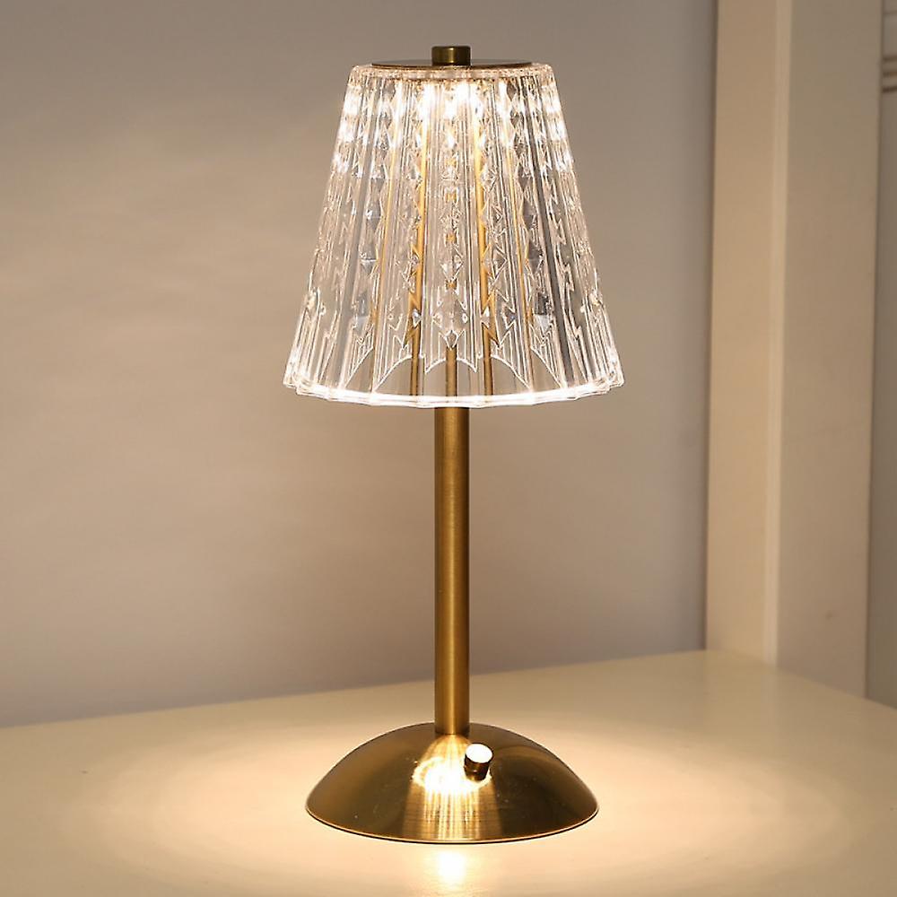 Thandie - Elegant Golden Crystal Table Lamp for Timeless Luxury