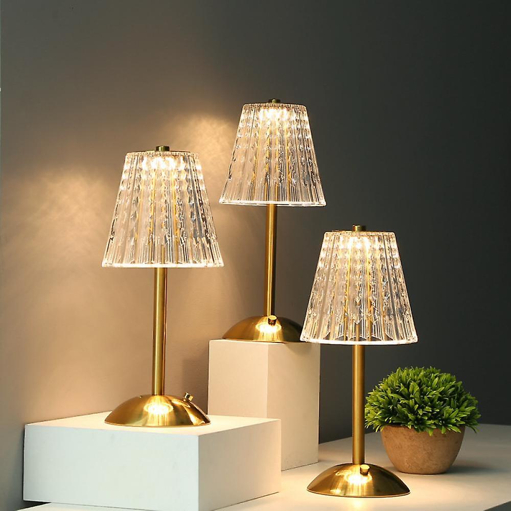 Thandie - Elegant Golden Crystal Table Lamp for Timeless Luxury