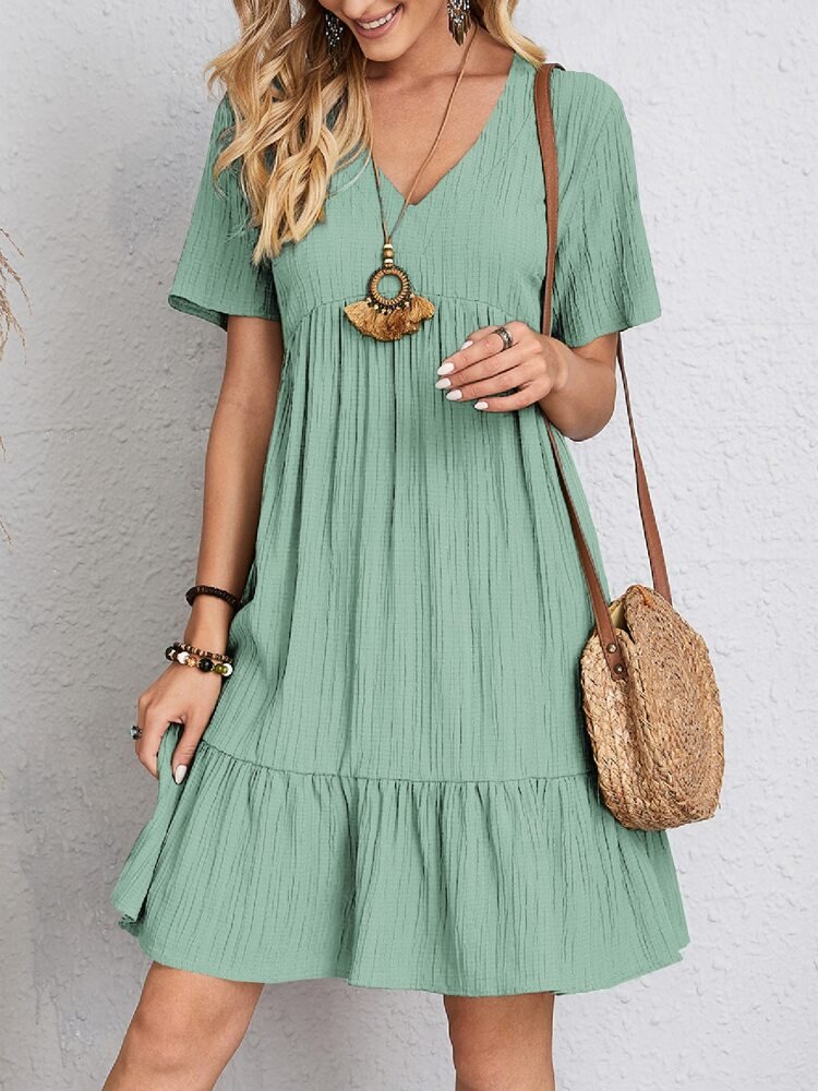 Marlowe - Casual Pleated Dress with Flattering Silhouette and Lightweight Comfort