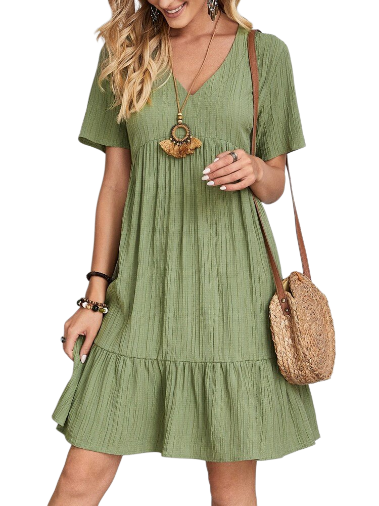 Marlowe - Casual Pleated Dress with Flattering Silhouette and Lightweight Comfort