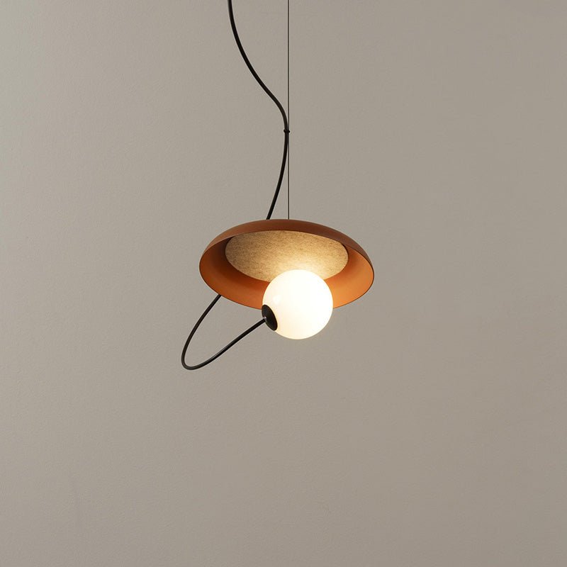 QuartzGlow - Stylish Industrial Pendant Light with Warm Illumination