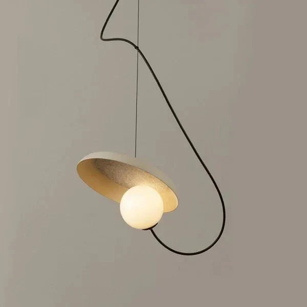 QuartzGlow - Stylish Industrial Pendant Light with Warm Illumination