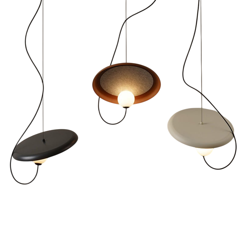 QuartzGlow - Stylish Industrial Pendant Light with Warm Illumination