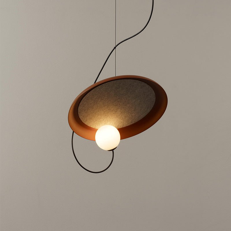 QuartzGlow - Stylish Industrial Pendant Light with Warm Illumination