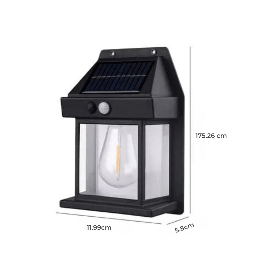 PrismGlow - Modern Outdoor Wall Light with Weatherproof Design