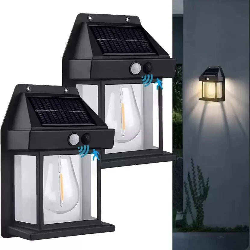PrismGlow - Modern Outdoor Wall Light with Weatherproof Design