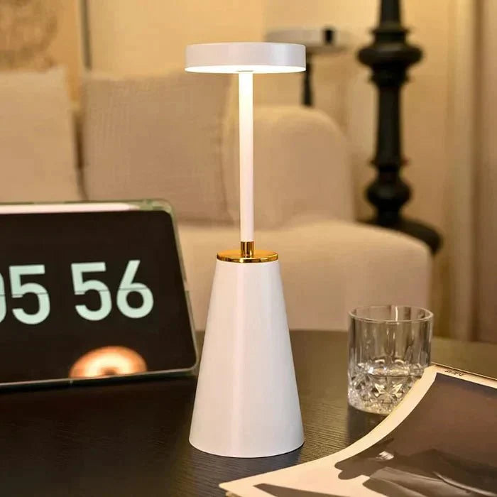 FrostLite - Modern Wireless Table Lamp with Sleek Design and Warm Light